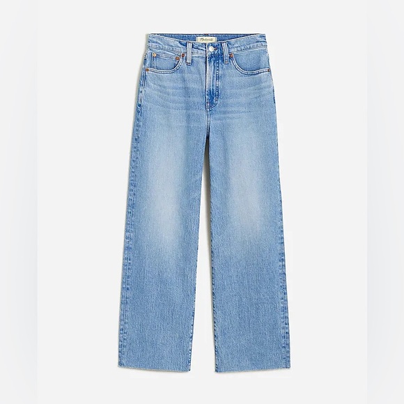 Madewell Denim - Madewell - The Perfect Vintage Wide-Leg Crop Jean